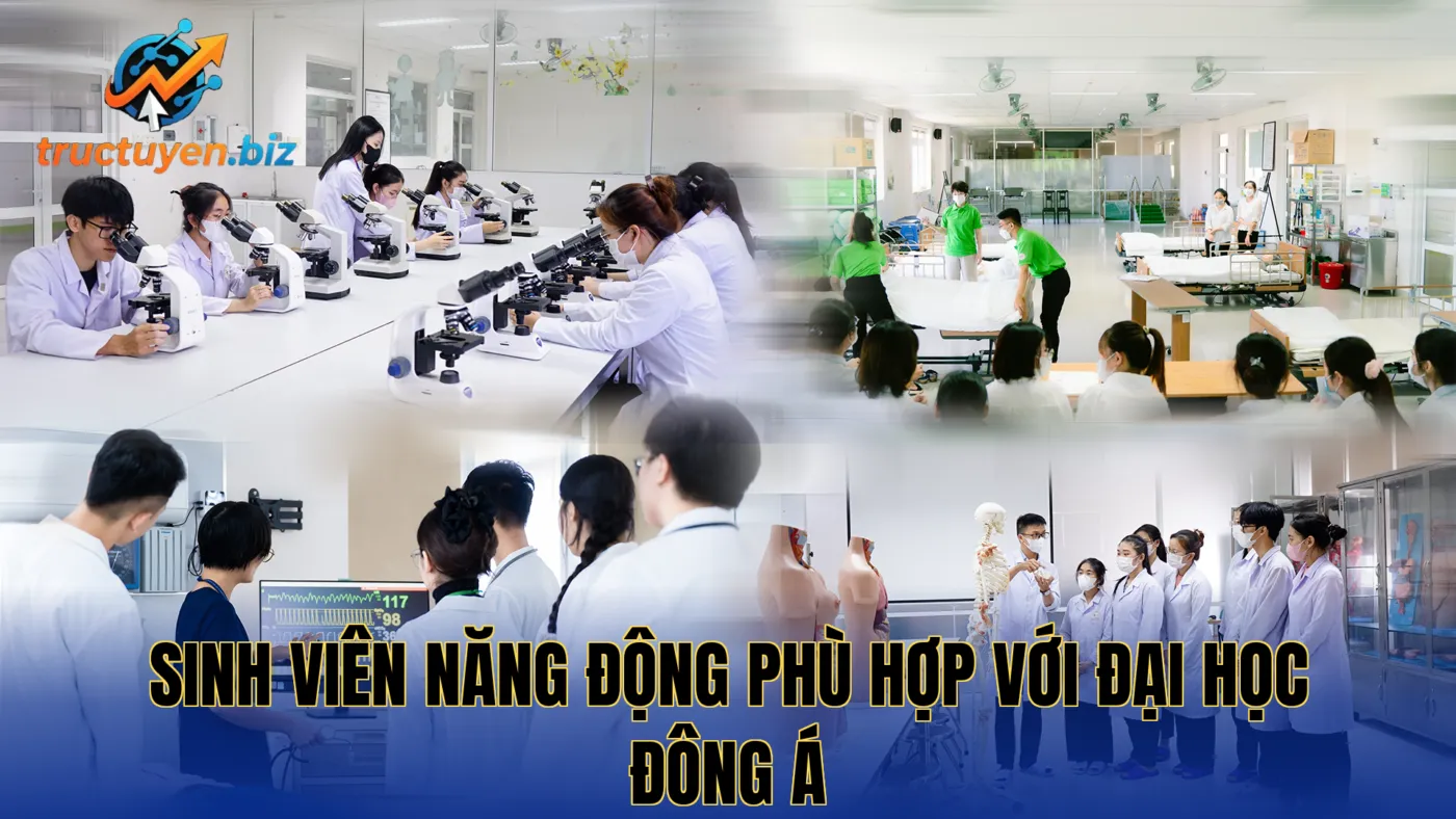 Sinh viên năng động phù hợp với Đại học Đông Á